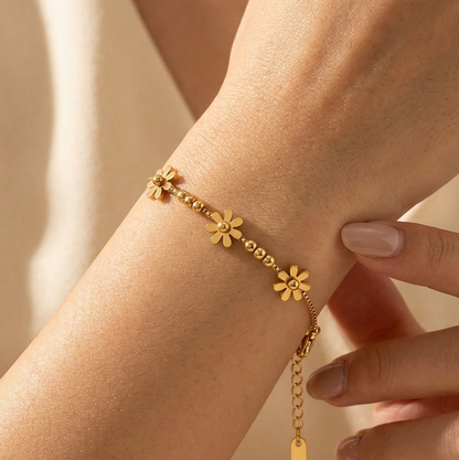Golden Daisy Bracelet