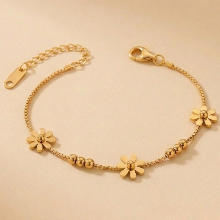 Golden Daisy Bracelet