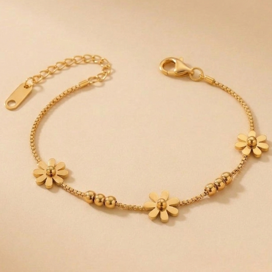 Golden Daisy Bracelet